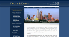 Desktop Screenshot of knottdoyle.com