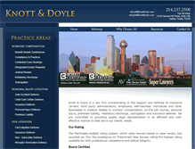 Tablet Screenshot of knottdoyle.com